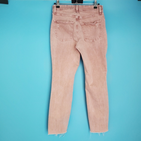 LC Lauren Conrad Size 4 Pink Skinny Ankle Jeans - Picture 2 of 6